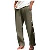 WAZHAKU Pantaloni da allenamento da uomo con bottoni automatici, da uomo, con chiusura laterale e cerniera, abbottonatura apribile, pantaloni da corsa, postoperatori, traspiranti, elasticizzati,