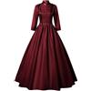 MJGkhiy Vestito Medievale Donna Nobile Elegante Abito Rinascimentale Halloween Abito Vittoriano Lungo Gotico Costume Principessa Steampunk Vestito Carnevale Feste Vestiti Cosplay Viking Sera