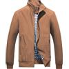 Allthemen Giubbotto da Uomo Leggero Giacca Militare Comodo Giacca Casual Primavera Autunno Aviatore Collo Alto Estate #1601 Cachi 2XL