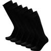 Ciocca Calze Lunghe Uomo Termiche in Pile 3 o 6 Paia Calde Morbide Pesanti Invernali Nero Blu Fantasia per Sport e Lavoro Outdoor [813_020_11_6]