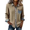Generic 2026 Camicia Denim Patchwork Donna Manica Lunga Maglione Girocollo Tinta Unita Maglione Top Allenamento Taglie Abbigliamento per Autunno Inverno Primavera Giacca Stretch A Buon Mercato Cappotto, 02