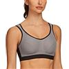AGONVIN Sport-BH Extreme Control Reggiseno Donna Senza Ferretto Grigio 6E