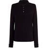 FYL Polo Manica Lunga - Donna, Nero , L