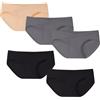 Lohhbve maternità Knickers a Forma di V Reggiseni di Sostegno del Ventre in Cotone Traspirante Mutandine di Gravidanza delle Donne Postpartum Pack di 5