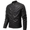 TONY BACKER Giubbotto da Uomo in pelle sintetica da moto Stile Vintage 5205 (IT, Testo, XL, Regular, Regular, Caffè205)