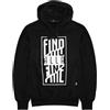 JUVENTUS Felpa Nera Uomo con Cappuccio Collezione Fino alla Fine - 100% Originale - 100% Prodotto Ufficiale - Taglia S