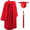 GraduatePro Bambini 2026 Toga Laurea con Cappello Tocco Prescolastico Scuola Materna Costume Unisex 10 colori