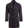 R Revise Revise RE-503 Vestaglia corta per uomo - A scacchi - Blu scuro/Rosso - Taglia 3XL