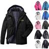Generico Giacca Donna Ski Jacket Women Short Con Zip Maniche Lunghe Pile Impermeabile Capispalla Caldo Cappuccio Tasca Giubbotto Forti Taglie Antivento Eleganti Giacconi Giacche Invernali Donna Bk1