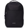 KCB Zaino piccolo da uomo doppio | design spazioso e pratico | tasche multiuso | varietà di scomparti | scomparto per tablet | maniglie regolabili | 100% vegano, Nero