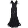 Generic Vestito Anna 20 Gatsby, Paillettes Sexy Mini Club Abito Retro Anni 20 Abito Sexy Da Ballo Moda Abito Cocktail Paillette per Donna Danza Vestito 2024 A Buon Mercato Abito Da Sera Chic E Glamour,