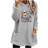 Generic Pullover da donna Felpe con cappuccio Casual Felpe Maglione da donna Doppio Velluto Autunno e Inverno Grande Profilo Manica Lunga Casual Calda Felpa Peluche Con Tasche Felpa Atletica Donna