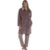 ADMAS Classic Vestaglia a maniche lunghe con logo morbido per donna