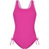 Miyanuby Costume da bagno intero per ragazze a costine per ragazze adolescenti con cinturino regolabile a blocchi di colore costume da bagno estivo da spiaggia