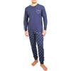 o-day Karelpiù Pigiama Uomo in Cotone Interlock Pigiama Uomo Invernale Caldo e Morbido Comfort Totale Pigiama Invernale Uomo con Tasche Idea Regalo (IT, Testo, L, Regular, Regular, Modello 4)