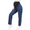Freebily Jeans Premaman per Donne Incinte Pantaloni Premaman Lunghi con Tasche Pantalone da Lavoro Casual Maternity Jeans maternità Leggings per Gravidanza