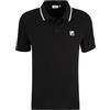 FILA Polo da Uomo Bucak Western, Nero, XS