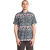 Volcom Camicia in Tessuto a Maniche Corte con Bottoni a Maniche Corte da Uomo Camicia Tessuta con Bottoni