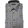 Siry Work Camicia Uomo Casual Manica Lunga in Flanella Tinto Filo pesantezza Media Collo Italiano Art. FASSA (M, 175)