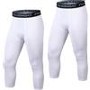 HULG Leggins Uomo 3/4,Leggings, Pantaloni e Collant da Corsa da Uomo,Pantaloni Palestra Uomo, Adatti per la Corsa, Il Jogging e Il Fitness