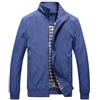 Allthemen Giubbotto da Uomo Leggero Giacca Militare Comodo Giacca Casual Primavera Autunno Aviatore Collo Alto Estate #1601 Blu Jeans 3XL