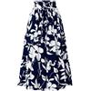 Generico Gonna Lunga Donna Estiva Stampa Floreale Linea A Elastico in Vita - Abbigliamento Donna Estivo Gonna Raffinato Moda Comodo Elegante, Gonne Vacanze Festa Casual