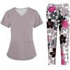 LNNXSZ Divisa Sanitaria Donna Uniformi Unisex for Uomo e Donna, for Infermieri, estetisti, Costumi, Camici, Medici, Dentisti, Abbigliamento da Lavoro, Top e Pantaloni.