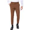 Ciabalù Pantaloni Uomo Invernali Eleganti con Princes e Tasca America Made in Italy Pantalone con Bottone a Scomparsa vestibilità Regular (IT, Numero, 58, Regular, Regular, Testa di Moro)