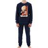 Dragon Ball Z Pigiama per Ragazzi, Set 2 Pezzi Maglietta e Pantaloni Lunghi Disegno Goku Pigiama in Morbido Pile, Regalo per Adolescenti, Taglie 8 a 14 Anni (IT, età, 14 Anni, Regular, Blu)