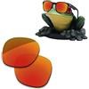 Acefrog Lenti di ricambio polarizzate rivestite AR per occhiali da sole Oakley Garage Rock OO9175, Jaffa Orange - Inar Coated Polarized, Taglia unica