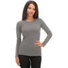 JADEA - Camiciola Manica Lunga Donna 4055, Londra, M