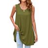 Enmain Magliette Tunica Donna a Maniche Corta Estiva Maglia Lunga Ampia Desigual Casual Blusa Camicia Scollo Tondo Floreale Paisley Elegante S-3XL