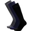 Ciocca Calze Lunghe Uomo Termiche in Pile 3 o 6 Paia Calde Morbide Pesanti Invernali Nero Blu Fantasia per Sport e Lavoro Outdoor [813_025_11_3]