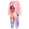 Disney Tutina con Cerniera Rosa e Viola per Bambine di Moana | Pigiama e Abbigliamento da casa in Micropile a Maniche Lunghe | Pigiama con Personaggi per la Notte e la casa Merchandising