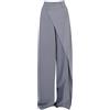 Fulidngzg Pantaloni Donna Eleganti Vita Alta in Cotone Irregolare Pantalone Tuta Cargo Palazzo Comodi Casual Elasticizzati Abbigliamento Donna Sportivi Curvy Larghi Leggeri per Ufficio Palestra