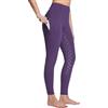 baleaf Pantaloni da Equitazione Invernali da Donna, in Pile, con Chiusura Lampo Viola XS