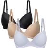 Coconuda Confezione da 3 Reggiseni Papavero Assortito 3