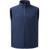 Allthemen Gilet Uomo Inverno Casual Tinta Unita Giacca Leggera Senza Maniche Softshell Vest Smanicato Blu M