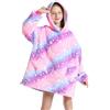 UUAISSO Felpa con Cappuccio per Ragazze Indossabile Felpa Oversize per Bambini con Tasca Abbigliamento Invernale Viola