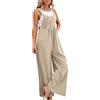 Fulidngzg Salopette Premaman, Senza Maniche Curvy Jumpsuit Gamba Larga Monospalla Sportiva Tuta Intera Taglie Forti Elegante Tutina Comode Lunga Tuta Inter Morbida Casual