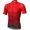 BERGRISAR Maglia da Ciclismo da Uomo Manica Corta Maglietta MTB Bici Jersey con 3+1 Tasche, Rosso, XL