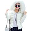 OMZIN Caldo Giacca Invernale Da Donna Parka Giacca Cappotto Corto Con Cappuccio In Pelliccia Giacca Trapuntata Cappotto Invernale