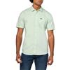 Volcom Camicia da Uomo Orion a Maniche Corte con Bottoni, Menta di Menta, L