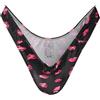 Landofgenie Perizoma Tucking Gaff Mutandine per Crossdresser Nascondere Gaff Panty Modellante Mutandine Intimo Stampato Mutande per Crossdresser Transgender Nero S