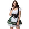 Generico Vestito Tirolese Donna, Oktoberfest Costume Donna, Dirndl Costume Tradizionale Bavarese, per Oktoberfest, Carnevale, Dirndl