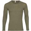Engel Natur, Camicia/Canottiera da Uomo, 70% Lana (Biologica), 30% Seta (46-48 EU, Olive)