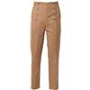 GRACEART Pantaloni da Uomo Steampunk Slim Casual Vittoriano Gotico Pantaloni (L, Cachi)