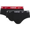 NIKE-Day Stretch Slip 2 Units (IT, Testo, S, Regular, Regular, Black Uni Red/Black WB)