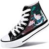 Roffatide Anime My Hero Academia Scarpe da Ginnastica Alte in Tela Stampate Sneaker da Skateboard Stringate Slip-Ons
