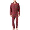 Toocool Pigiama Uomo Scozzese Rosso Invernale Natalizio Plaid Completo Manica Lunga 3103 [Rosso,XXXL]